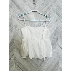 Reformation | Tops | Reformation Swan White Linen Top Size